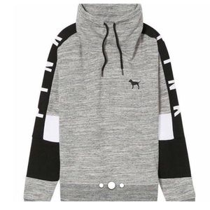 PINK cowl pullover hoodie